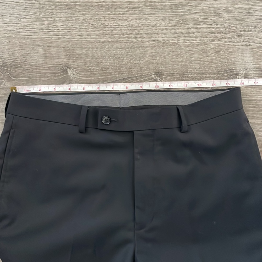 Calvin Klein | Slim-fit Stretch 2 Piece Black Suit SZ 42R W32/32 - Picture 14 of 15